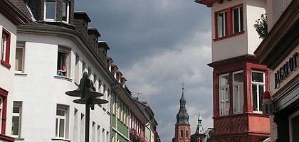 На главной улице в старой части города, Гейдельберг