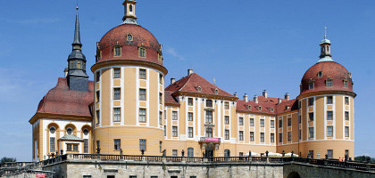 Замок Морицбург, юго-западная сторона