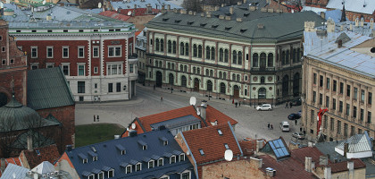 Площадь в историческом центре Риги