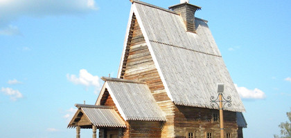 Церковь Воскресения (деревянная) из села Билюкова в Плесе