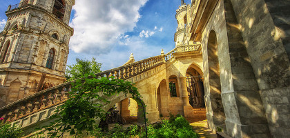 Быково, Владимирская церковь , лестница и колокольня