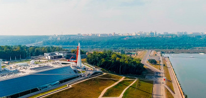 Яченская набережная в Калуге