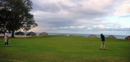 Голь-поля с видом на океан Плайя-Дорады, Доминикана