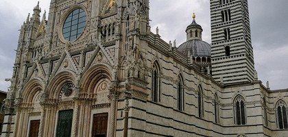 Вид на Сиенский собор, Италия