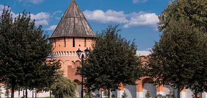 Территория кремля в Туле