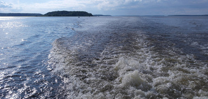 На Иваньковском водохранилище