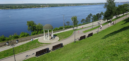 Набережная Камы в Перми