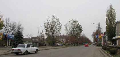 Одна из городских улиц, Минеральные Воды