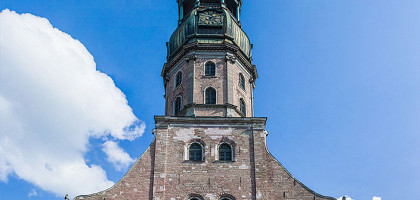Церковь Святого Петра в Риге, фасад