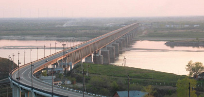 Амурский мост в Хабаровске