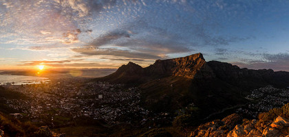 Рассвет над Кейптауном