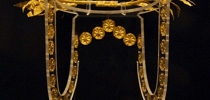 Национальный исторический музей Болгарии, золотые украшения из кургана Golyamata Mogila