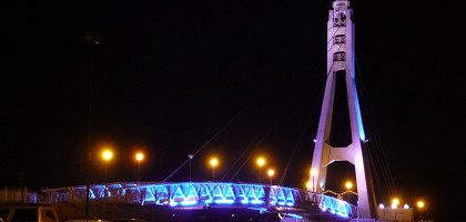 Мост поцелуев в Краснодаре