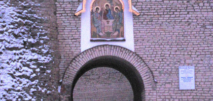 Фреска, Троицкий собор в Пскове