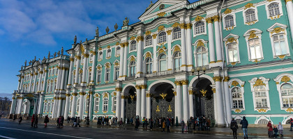 Фасад Эрмитажа