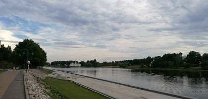 Набережная Пскова, Россия