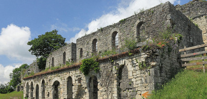 Анакопийская крепость, внешняя стена