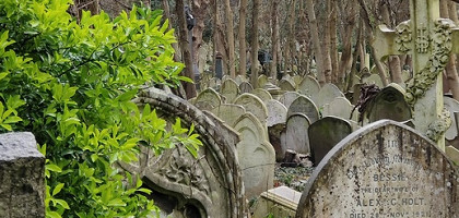 Хайгейтское кладбище в Лондоне