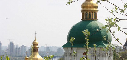 Вид на собор, Киево-Печерская Лавра, Киев