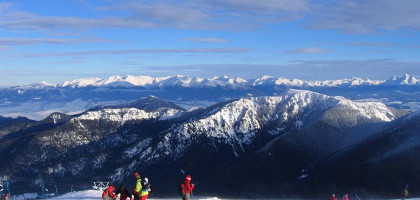 Вид с горнолыжного курорта Ясна