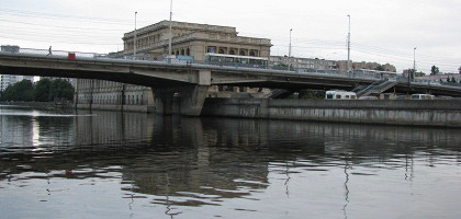 Эстакадный мост и дворец творчества молодежи (бывшая биржа), Калининград