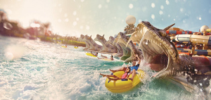 Аквапарк Yas Waterworld, Slithers Slides