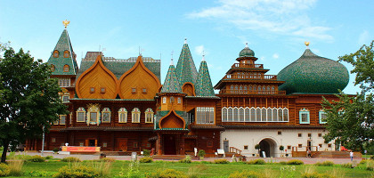 Коломенский дворец, панорамный вид