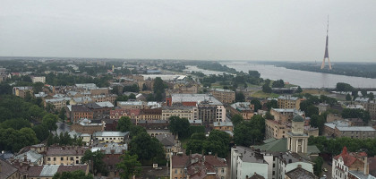 Панорама Риги, Латвия
