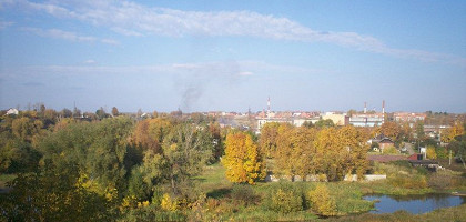 Клин. Вид на долину реки Сестры
