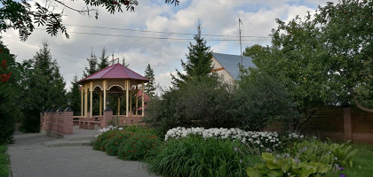 Уютная беседка в частном секторе города Елабуга, Россия