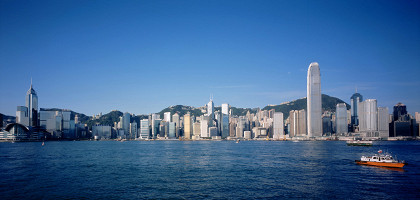 Вид на гавань Гонконга