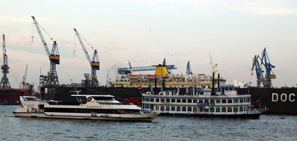Порт в Гамбурге