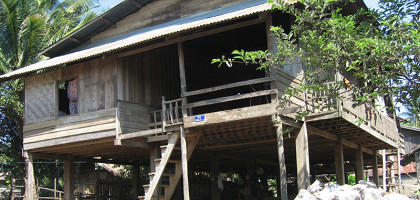 Дома в горах, Лаос