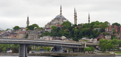 Мечеть Сулеймание, мост Галата
