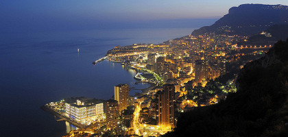 Виды ночного Монако