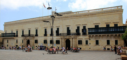 Дворец Великого магистра на Мальте, в городе Ла-Валлетта