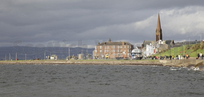 Приморский город Largs, Шотландия, Великобритания