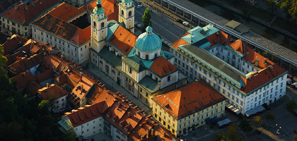 Вид на Любляну, Словения