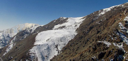Панорама гор Точал в Тегеране