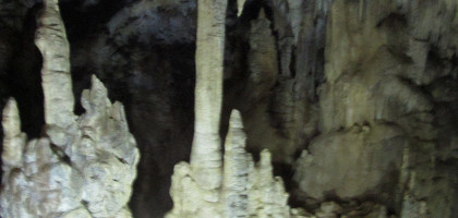 Большая Азишская пещера, сталактиты и сталагмиты