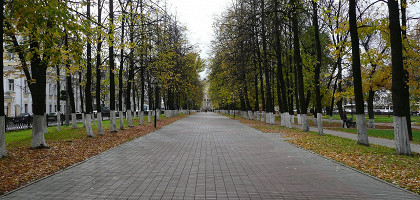 Первомайский бульвар в Ярославле
