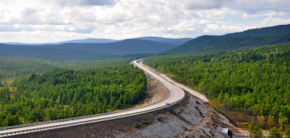 Трасса в Амурской области