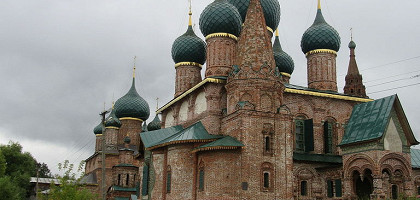 Вид на церковь Иоанна Златоуста, Ярославль