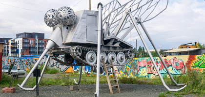 Скульптура комара, Петрозаводск, Карелия