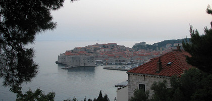 Вид на старый город, Дубровник