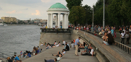 Парк Горького в Москве, набережная