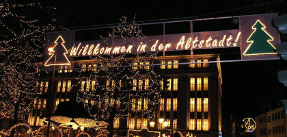 Альтштадт в Дюссельдорфе, рождественский рынок