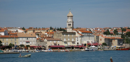Порт города Крк