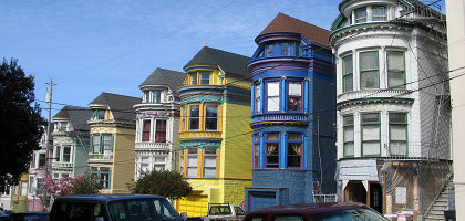 Здания в Хейт-Эшбери, Сан-Франциско