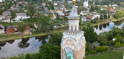 Свечная башня в Борисоглебском монастыре, Торжок